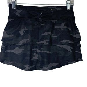 Athleta Girl Swing Camo Skort Black  Size XL Activewear  Athletic